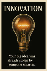INNOVATION — Your big idea was already stolen by someone smarter.